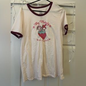 BoxLunch Pink My Melody Embroidered Shirt